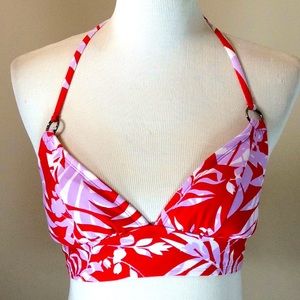 Floral Print Bikini Top
